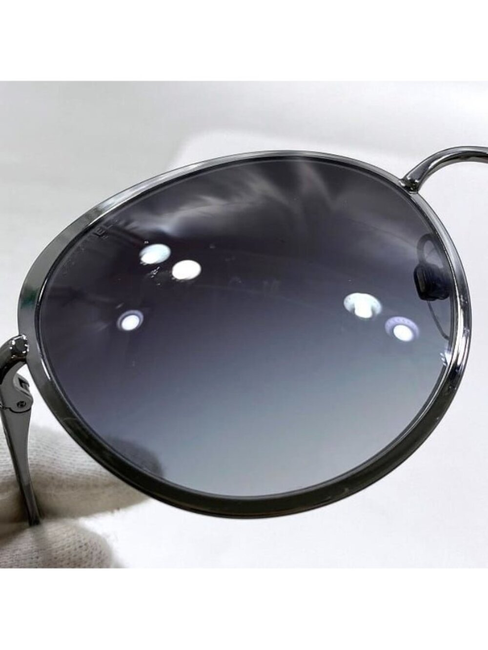 Chanel Sunglasses Silver Gradient with Coco Mark - Picture 8 of 10